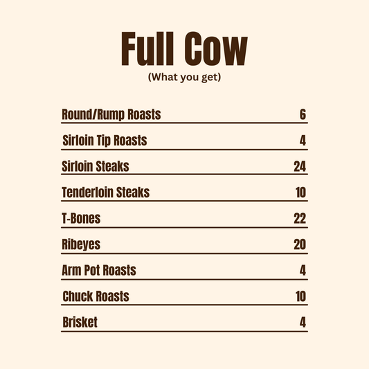 Oak Creek Farms Full Cow